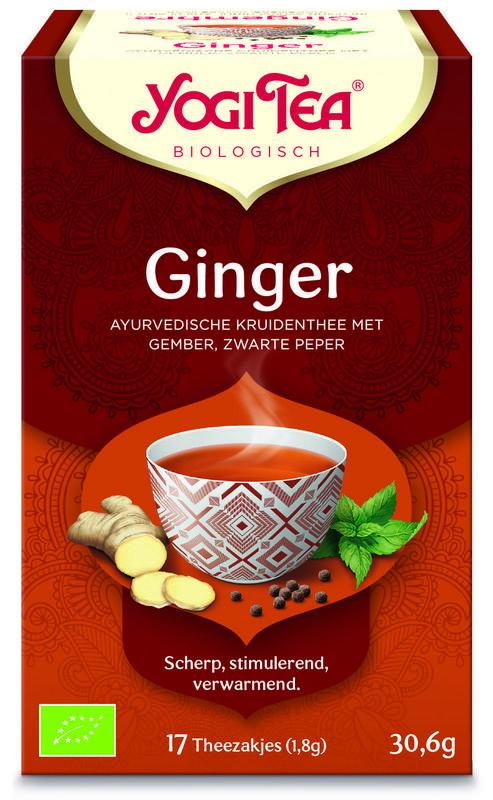 Yogi Tea Ginger bio 17 stuks