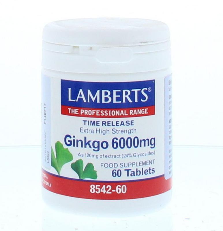 Lamberts Ginkgo 6000mg 60 tabletten