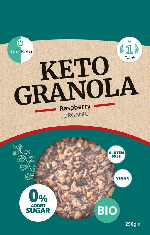 Go-Keto Granola framboos bio 290 gram