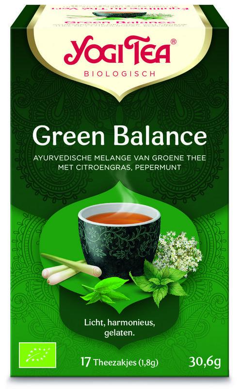 Yogi Tea Green balance bio 17 stuks