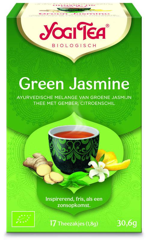 Yogi Tea Green jasmine bio 17 stuks