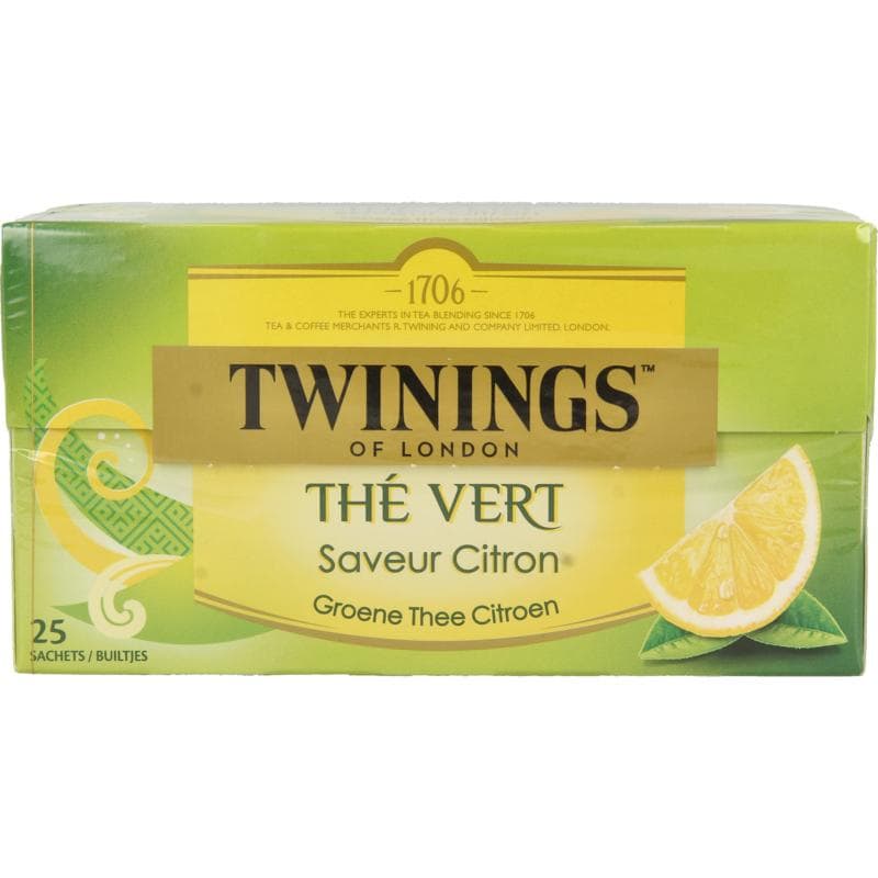 Twinings Groene thee citroen 25 stuks