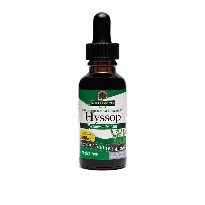 Natures Answer Hyssop extract alcoholvrij 30 ml