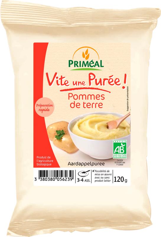 Primeal Instant aardappelpuree bio 120 gram