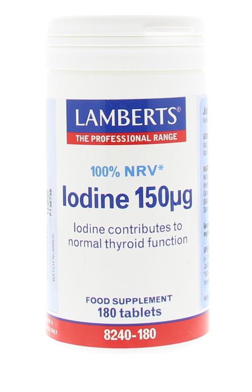 Lamberts Jodium 150mcg 180 tabletten