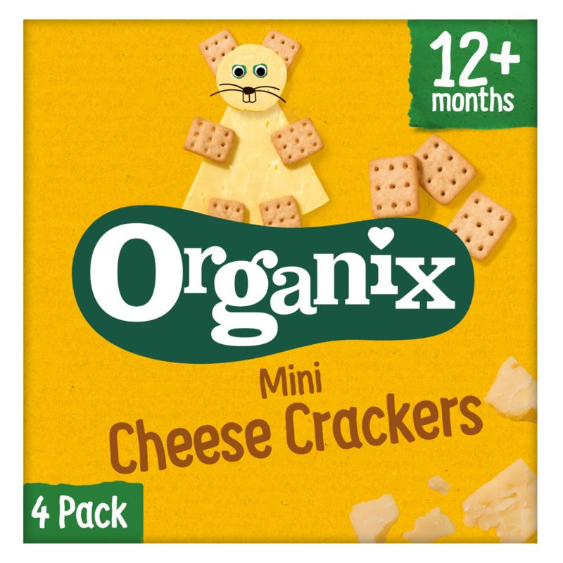 Organix Goodies Kaas crackers mini 12+ bio 80 gram