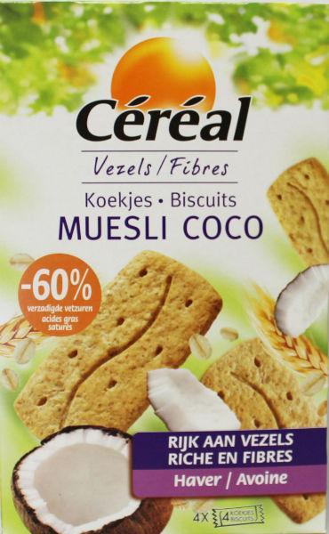 Cereal Koekjes muesli/cocos 200 gram