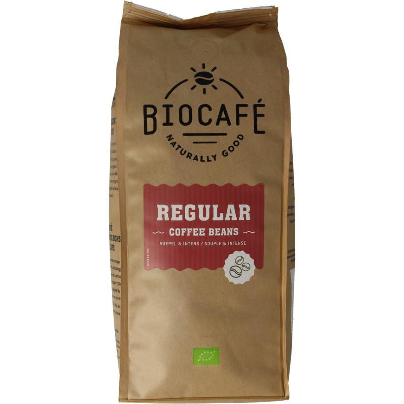 Biocafe Koffiebonen regular bio 500 gram