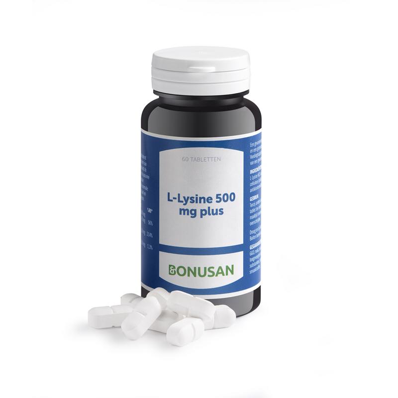Bonusan L-Lysine 500mg plus 60 tabletten
