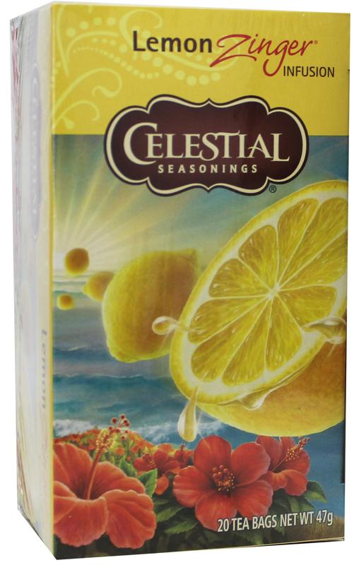 Celestial Season Lemon zinger herb tea 20 stuks