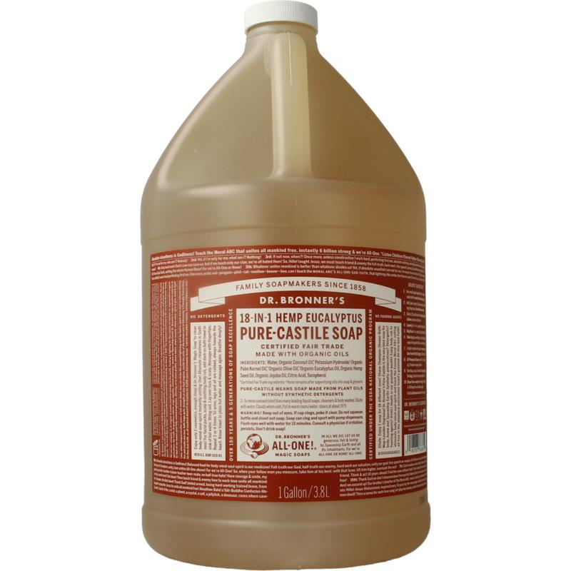 Dr Bronners Liquid soap eucalyptus 3785 ml