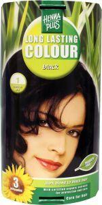 Henna Plus Long lasting colour 1 black 100 ml