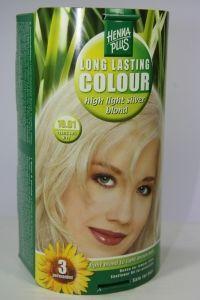 Henna Plus Long lasting colour 10.01 silver blond 100 ml