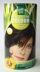 Henna Plus Long lasting colour 3 dark brown 100 ml
