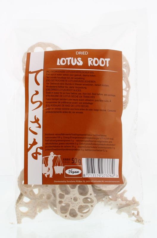 TS Import Lotusschijfjes gedroogd 50 gram