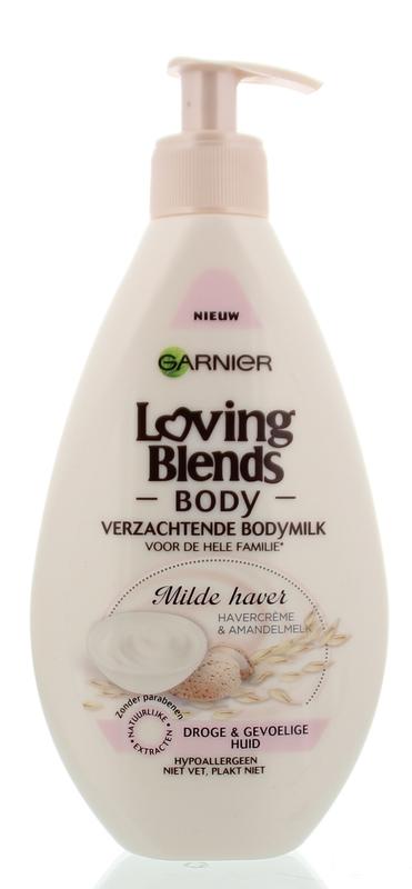 Garnier Loving blends bodymilk milde haver droog/gevoelig 250 ml