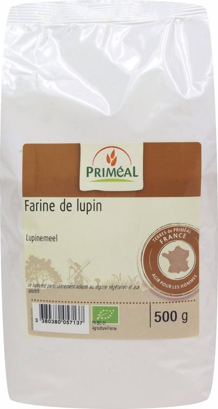 Primeal Lupinemeel bio 500 gram