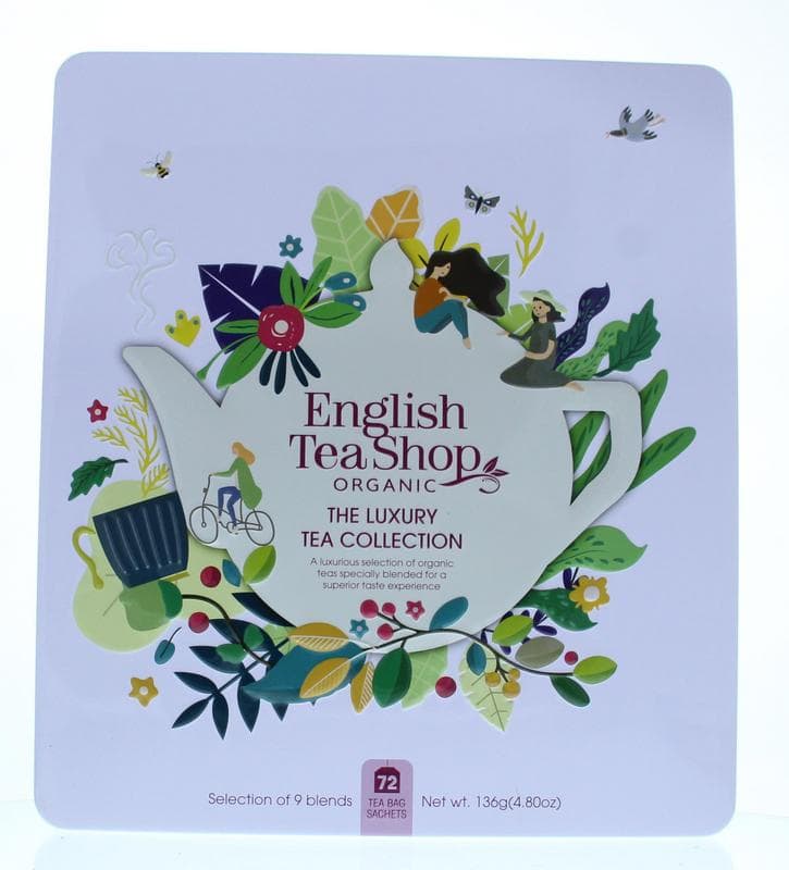English Tea Shop Luxury tea collection gift tin bio 72 stuks