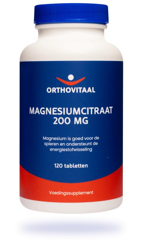 Orthovitaal Magnesium citraat 200 mg 120 - 240 tabletten