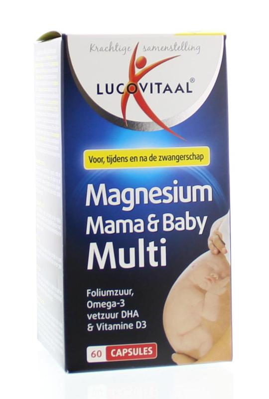 Lucovitaal Magnesium mama & baby multi 60 capsules