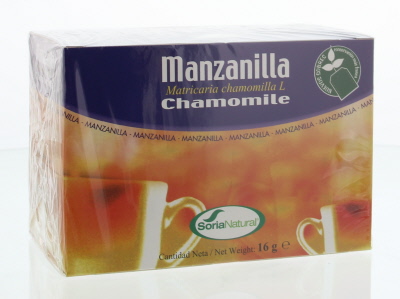 Soria Natural Manzanilla/kamille infusie 20 stuks