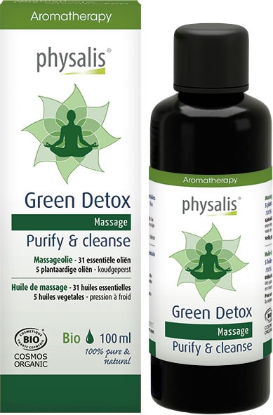 Physalis Massageolie green detox bio 100 ml