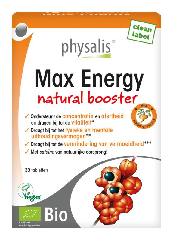 Physalis Max energy bio 30 tabletten