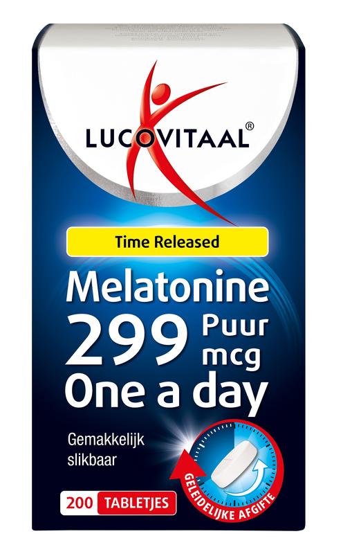 Lucovitaal Melatonine 299mcg 200 tabletten