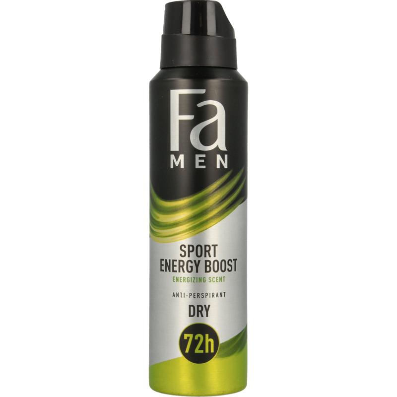FA Men deodorant spray sport energy boost 150 ml