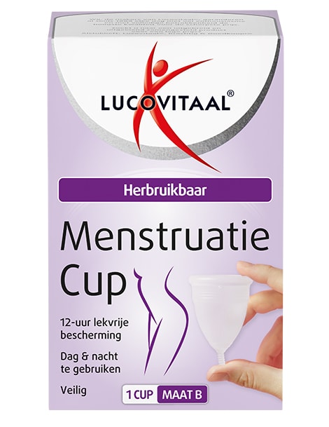 Lucovitaal Menstruatiecup maat B 1 stuks