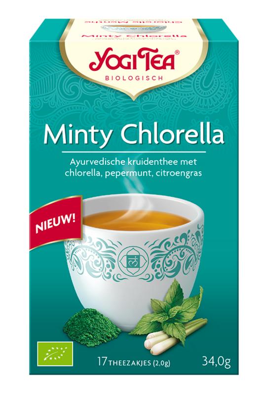 Yogi Tea Minty chlorella bio 17 stuks