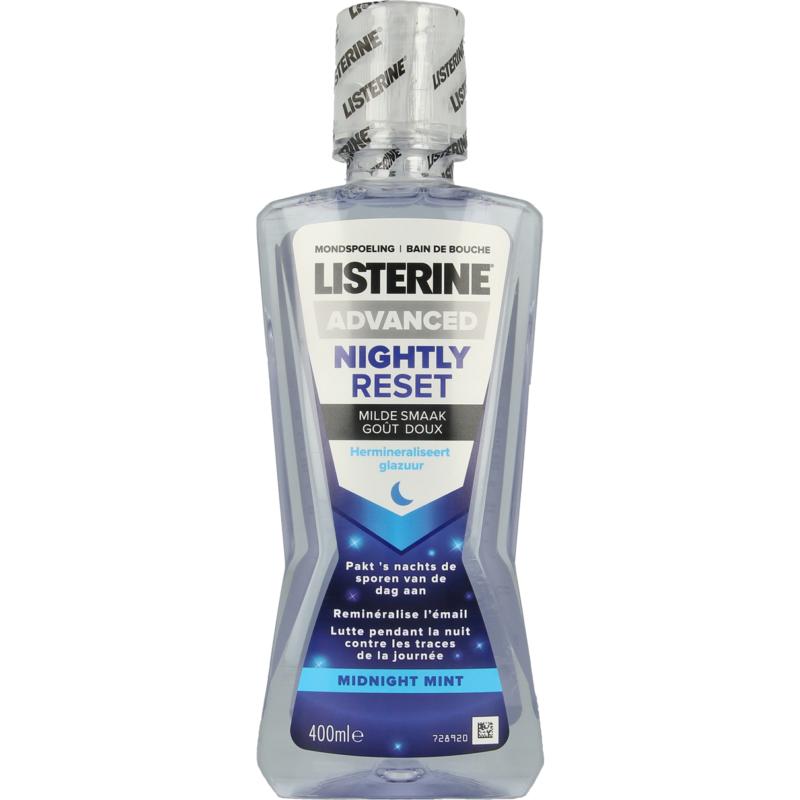 Listerine Mondwater nightly reset 400 ml