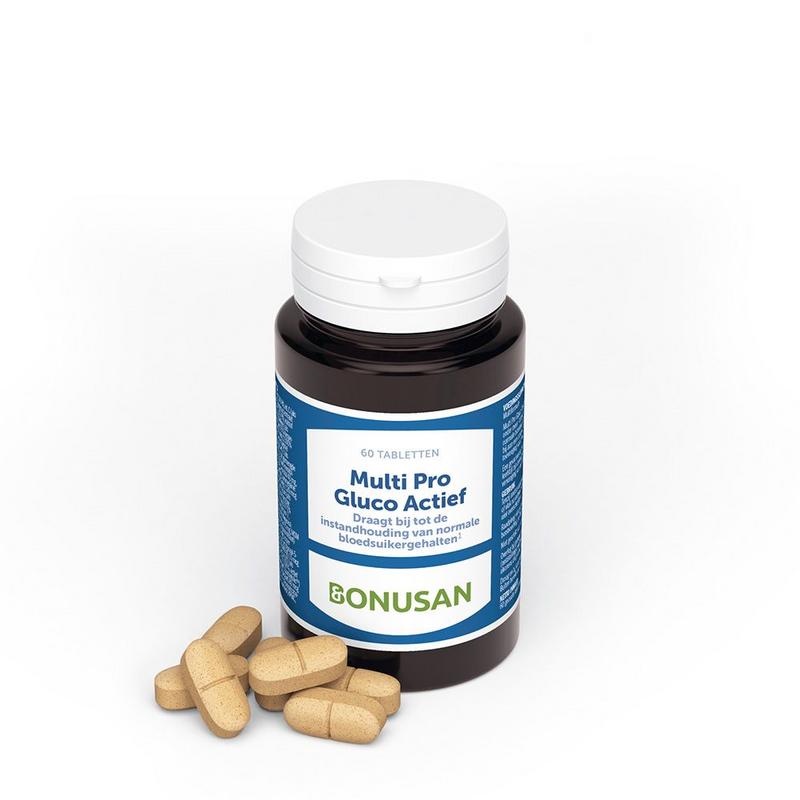 Bonusan Multi pro gluco actief 120 - 60 tabletten