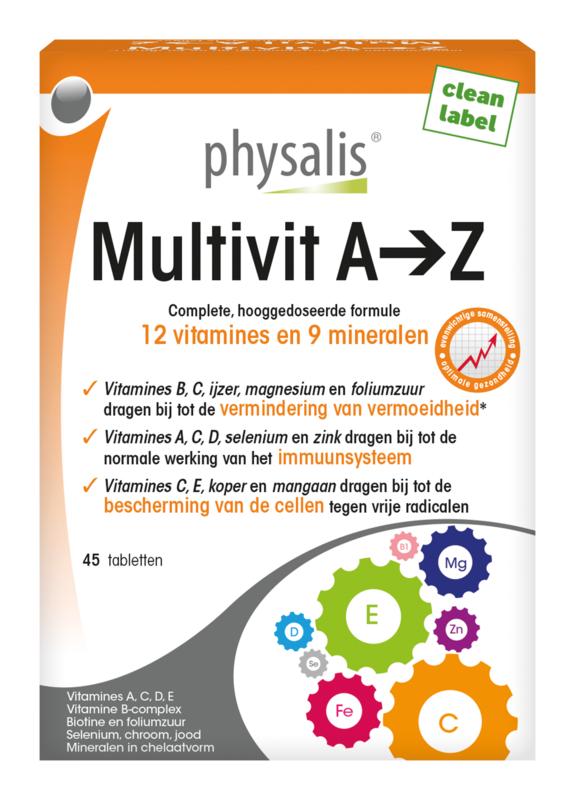 Physalis Multivit A-Z 45 tabletten