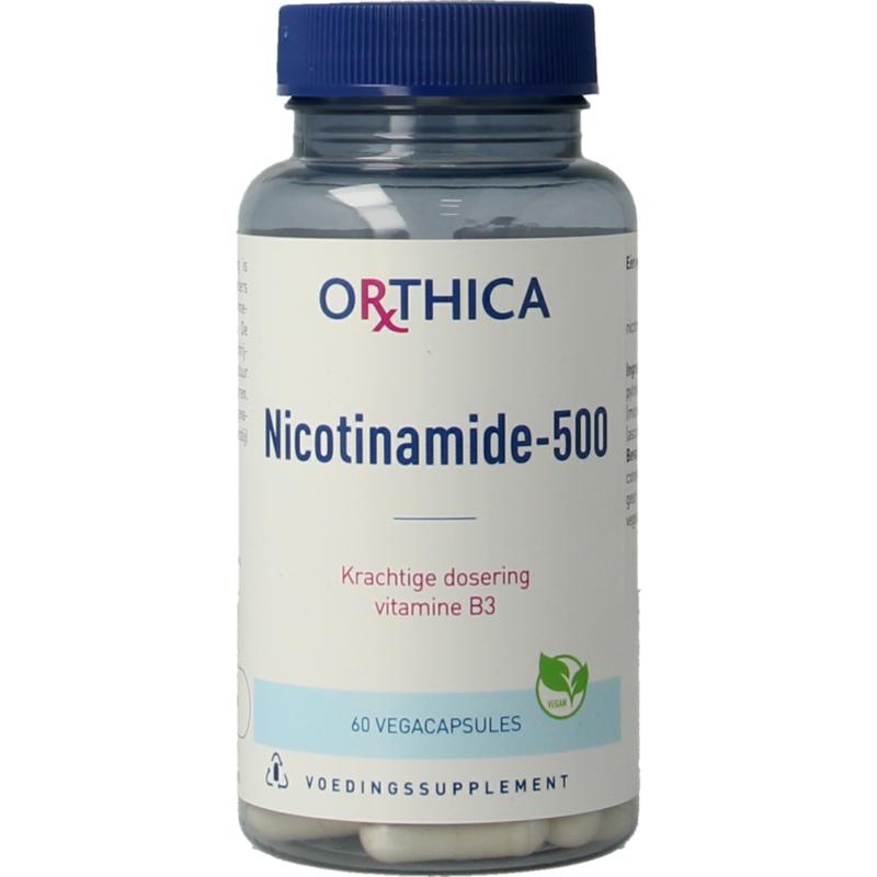 Orthica Nicotinamide 500 60 vegan capsules