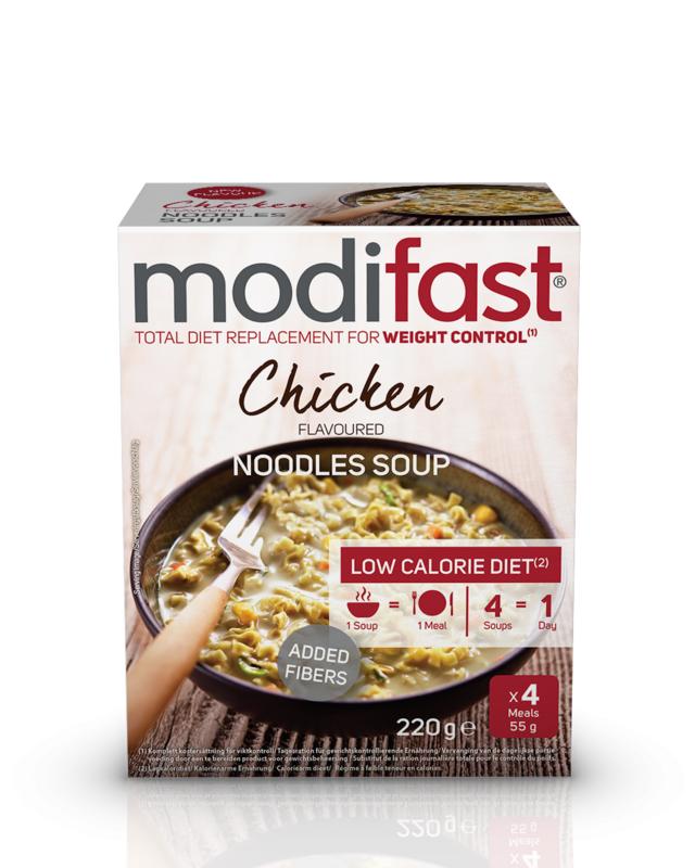 Modifast Noodles soup chicken flavoured 220 gram