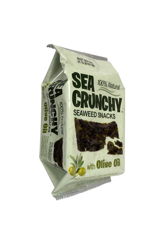 Sea Crunchy Nori zeewier snack met olijf olie 10 gram