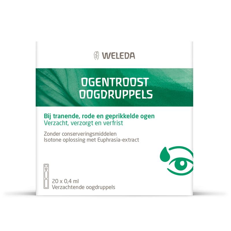 Weleda Ogentroost oogdruppels 0. 20 ampullen 4 ml