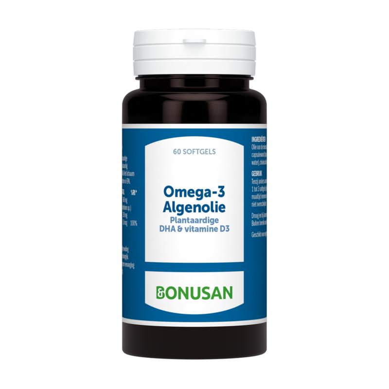 Bonusan Omega 3 algenolie 750 60 capsules