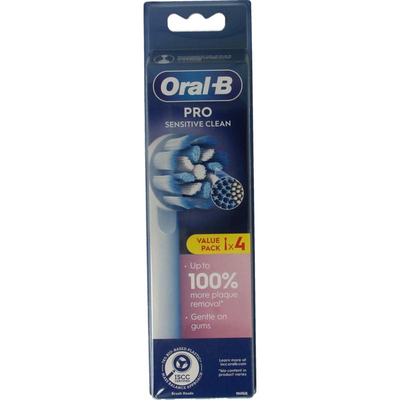 Oral B Opzetborstel sensitive clean 4 stuks