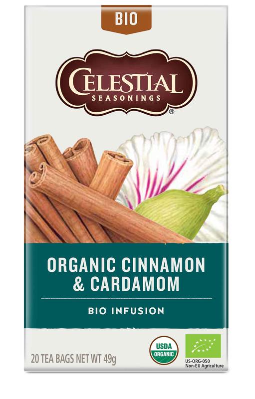 Celestial Season Organic cinnamon & cardamom bio 20 stuks