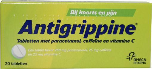 Antigrippine Paracetamol 250mg 20 tabletten