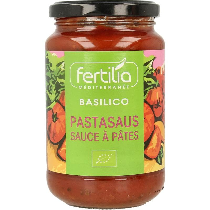 Fertilia Pastasaus basilico bio 350 gram