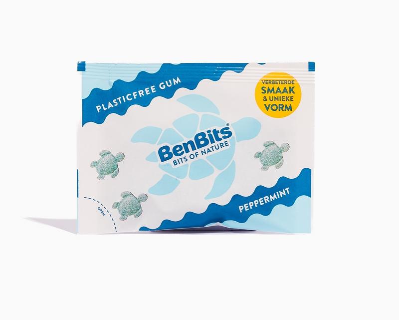 Benbits Peppermint single zakje 18 gram