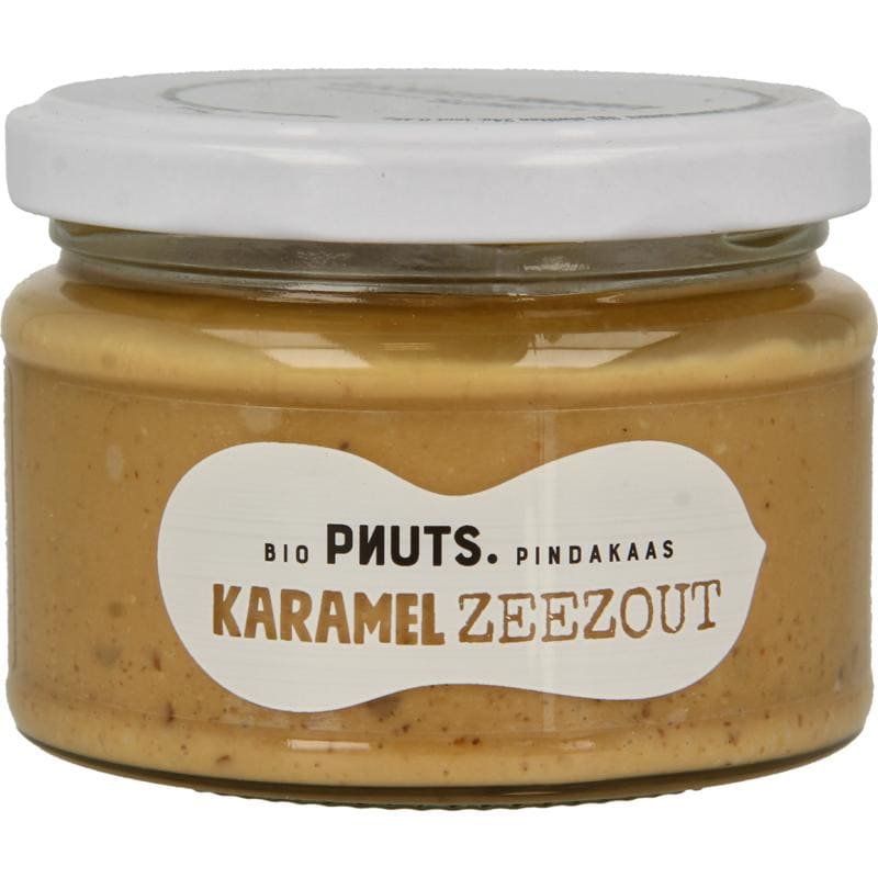 Pnuts Pindakaas karamel zeezout 250 ml