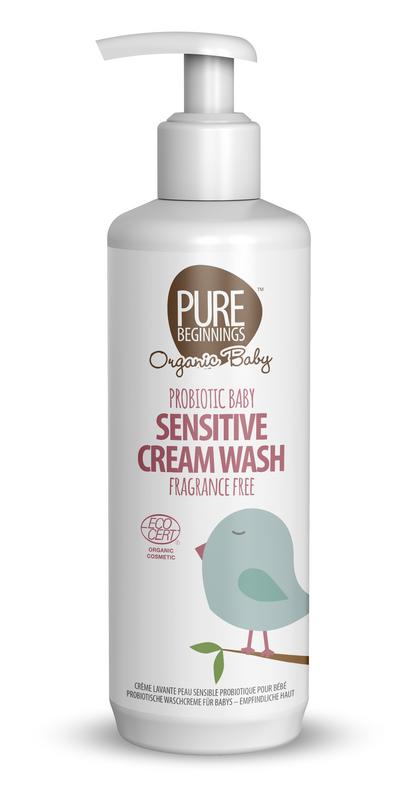 Pure Beginnings Probiotic baby sensitive cream wash 250 ml