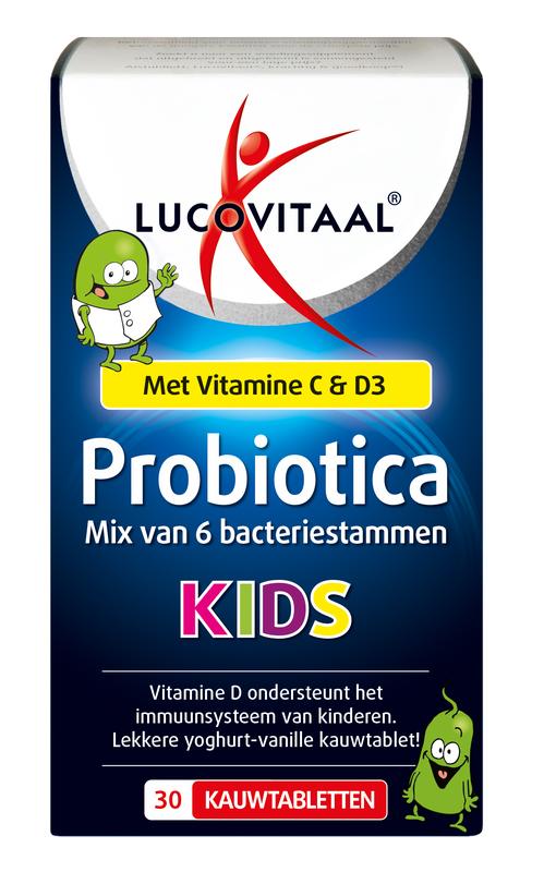 Lucovitaal Probiotica kids 30 kauwtabletten