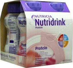 Nutridrink Protein aardbei 4 stuks 200 ml