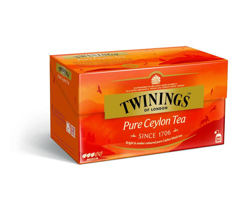 Twinings Pure ceylon tea 25 stuks