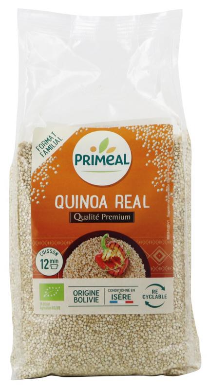 Primeal Quinoa wit real bio 1k gram